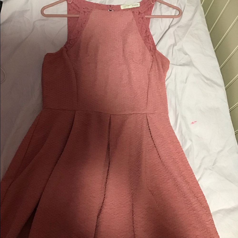 Simple pink dress